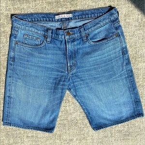 J Brand long denim shorts